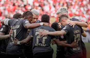 Santa Fe volverá a jugar este sábado (6:05 p.m.), pero por Liga de Colombia y como visitante, frente a Nacional. FOTO X-SANTA FE