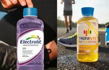 La SIC ordenó suspender la fabricación y venta de Hidralyte por posible confusión con Electrolit. FOTO: Tomada de redes.