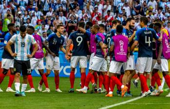 El último enfrentamiento entre estos equipos se dio en los octavos de final del Mundial Rusia 2018. En esa ocasión Francia venció 4-3 a Argentina. FOTO: JUAN ANTONIO SÁNCHEZ