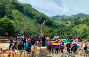 La operación tuvo lugar en veredas de Anorí y Amalfi, en articulación entre Ejército, Policía, Fiscalía y CTI. FOTO Cortesía