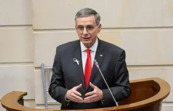 Ministro de Hacienda, Miguel Gómez Martínez. Foto: Presidencia