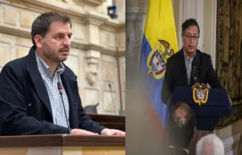 El trino de Gustavo Petro, publicado horas antes del atentado contra Miguel Uribe Turbay, fue retomado por Andrés Forero en medio del debate político. FOTO: Colprensa, Andrés forero vía X. 