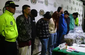 Los detenidos en los operativos judiciales. FOTO: Cortesía