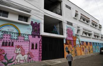 Así quedó la Institución Educativa Aura María Valencia de Hispania tras su renovación por $347 millones. FOTO: Cortesía