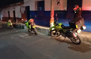 En esta cuadra del centro de Rionegro fue donde ocurrieron los hechos. FOTO: Cortesía