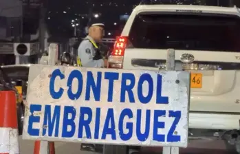 Los operativos de control de embriaguez aumentaron un 7 % este año. Foto: cortesía.