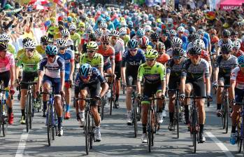 Grandes figuras del ciclismo mundial han participado en el Tour Colombia, competencia que busca consolidarse nuevamente en el calendario internacional. FOTO: MANUEL SALDARRIAGA
