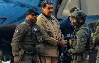 Nicolás Maduro en manos de la justicia estadounidense. FOTO: GETTY