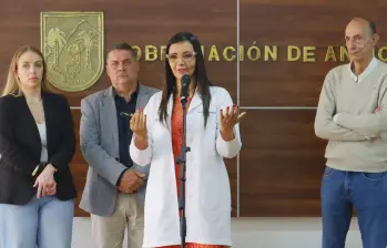 Marta Cecilia Ramírez, secretaria de Salud de Antioquia. FOTO: Cortesía Gobernación de Antioquia