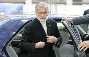 Kamal Kharazi dio declaraciones en Teherán sobre la postura del Gobierno iraní frente al conflicto con Estados Unidos. FOTO: AFP.