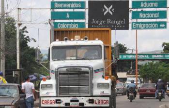 Desde finales de 2022 se reabrió la frontera para carga entre Colombia y Venezuela. FOTO EL COLOMBIANO