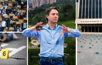 El exalcalde Daniel Quintero ha incurrido en falsedades para defenderse de múltiples escándalos que ocurrieron durante su gobierno en Medellín, entre ellos los más sonados son las intentonas de compra por el lote Aguas Vivas, que el Distrito había recibido como compensación urbanística y que el quiso adquirir para, presuntamente, beneficiar a un grupo de privados, por otra parte están los cambios en el programa Buen Comienzo y en el mantenimiento de los jardines de la ciudad. FOTOS ARCHIVO Y CORTESÍA