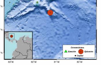 Un fuerte temblor ocurrió en la isla de San Andrés esta mañana de martes, 11 de marzo de 2025. FOTO: Tomada de X @sgcol