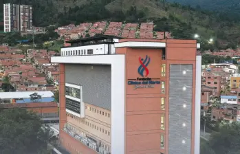 La Clínica del Norte es uno de los principales centros de atención del norte del Valle de Aburrá. FOTO: Cortesía Clínica del Norte