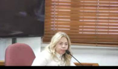 Vicky Jaramillo, testigo en el juicio al expresidente, Álvaro Uribe. Foto: captura de pantalla.