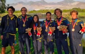 Jornada brillante para Colombia en el esquí naútico de los Juegos Bolivarianos de Ayacucho, con dos oros, tres platas y tres bronces. FOTO CORTESÍA COC 