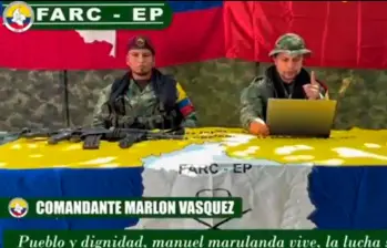 El video manipulado en el que aparece “Marlon”. imagen de video