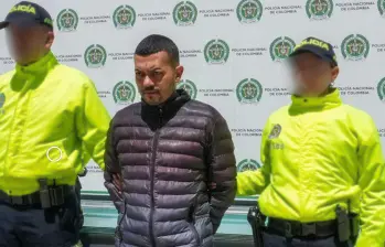 Elder José Arteaga Hernández, alias El Costeño, al momento de su capturado. Foto: Policía Nacional