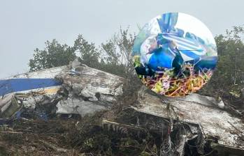 Avión de Satena accidentado en montañas de Norte de Santander cuando cubría la ruta Cúcuta-Ocaña. Fotos: cortesía