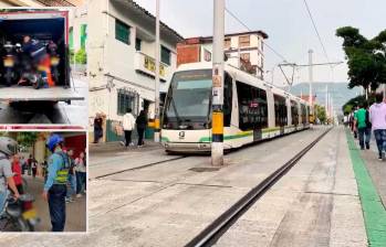 Este año se reforzaron los controles en corredores viales como el del tranvía de Ayacucho, cuyo carril exclusivo sigue siendo invadido. FOTOS Capturas de video Alcaldía