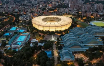 Animación del nuevo estadio Atanasio Girardot, con capacidad para 60.000 espectadores. FOTO: Cortesía Alcaldía