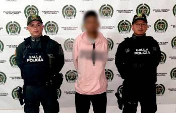 Las autoridades no suministraron la identidad del hombre a pesar de haber sido capturado en flagrancia. FOTO: CORTESÍA