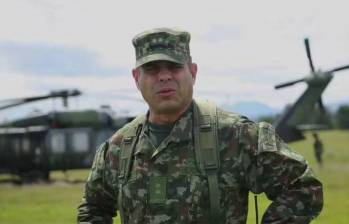 Brigadier general Federico Mejía, señalado de presuntamente favorecer a una persona en medio de un operativo en el Cauca en 2024. Foto: redes