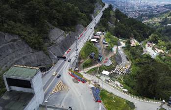Panorámica de un tramo del Túnel de Oriente. Foto: Manuel Saldarriaga Quintero.