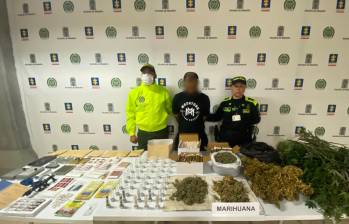 Durante el golpe, fueron incautados por lo menos 20.000 gramos de marihuana. FOTO: CORTESÍA POLICÍA MEVAL
