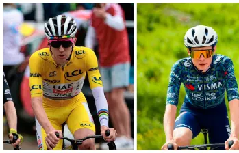 Tadej Pogacar y Jonas Vingegaard se vuelven a encontrar en el Tour de Francia. FOTOS AFP