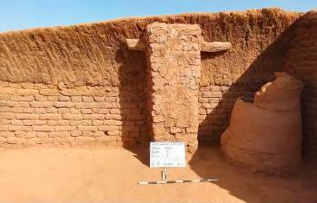Detalle de la ciudad bizantina encontrada en Egipto. Foto Cortesía Ministerio de Turismo de Egipto