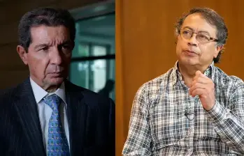 José Félix Lafaurie, presidente de Fedegán, y el presidente Gustavo Petro. FOTO: COLPRENSA y CAMILO SUÁREZ / EL COLOMBIANO