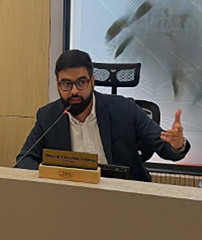 El Concejal Alejandro Sánchez, del Centro Democrático, recibió el voto de 1.417 envigadeños en 2023. FOTO redes sociales