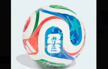 Algunos especulan que este sería el balón oficial del Mundial 2026, hay expectativa por la presentación que hará Adidas este jueves. FOTO TOMADA X