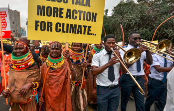 Ya arrancó la primera Cumbre Africana por el Clima en Kenia, importante para la COP 28 que se realizará en Dubai. Foto: AFP. 