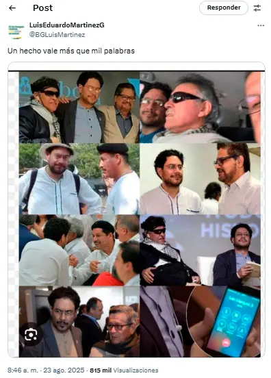 Secretario de Seguridad de Antioquia sería investigado por la Procuraduría: publicó fotos de Iván Cepeda y habría incurrido en participación en política 