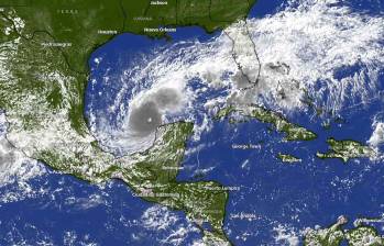 Milton se acerca peligrosamente a las costas de México; hay alerta máxima en ese país y en EE. UU. FOTO: Captura de Windy