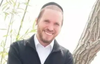 El rabino extranjero Nuchem Yisrael Eber, quien fue asesinado en Bogotá. FOTO: CORTESÍA.