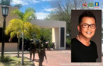 Así fue la operación de registro para embargar uno de los bienes de Charlie Zaa. Participaron el Ejército, la Policía y la Fiscalía. FOTO: CORTESÍA DE FISCALÍA.
