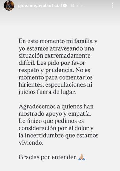 Autoridades investigan presunto secuestro del hijo de Giovanny Ayala y su mánager en la Vía Panamericana: esto se sabe