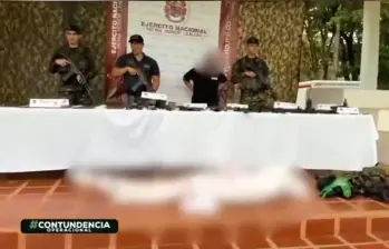 La muerte de ‘Momo’ se dio en medio de un combate entre el Ejército y el Clan del Golfo, en la vereda El Tigre, del municipio de El Bagre, Bajo Cauca antioqueño. Foto: Cortesía.
