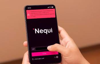 Usuarios reportan fallas en la aplicación de Nequi durante la mañana de este lunes 3 de febrero. FOTO: CORTESÍA