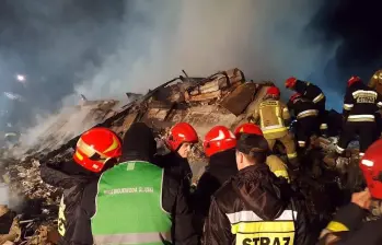Se habla de decenas de muertos y heridos en una explosión en Crans Montana (Suiza), durante este fin de año. FOTO: Tomada de redes.