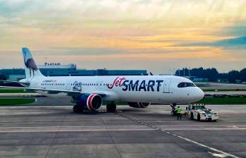 El plan de JetSmart en Colombia incluye inicialmente la entrada en operación de siete rutas domésticas a partir de marzo de 2024. FOTO CORTESÍA