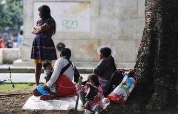 El Distrito anunció que instaló un PMU (Puesto de Mando Unificado) para atender a la comunidad asentada en ese lugar. Foto: Colprensa