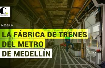 Así es la fábrica en la que nacen los ternes del Metro de Medellín