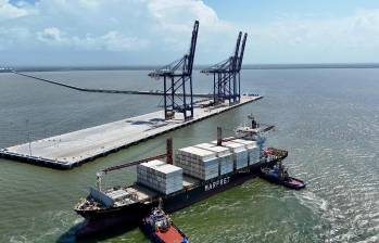 Aspecto de las maniobras realizadas esta navidad en Puerto Antioquia. FOTO: Cortesía