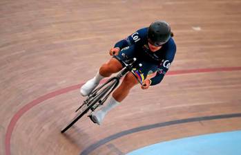 Valeria Hernández, figura de Colombia en el Mundial de pista juvenil-2025. FOTO CORTESÍA FEDECICLISMO