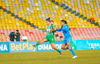 Imágenes de la derrota de Nacional femenino frente a Millonarios. FOTO @naloficialfem