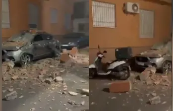 El temblor se sintió en la madrugada de este sábado en el país europeo. Foto: Redes sociales